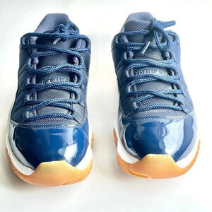 Jordan 11 Retro Low Navy Gum Bottom (528895-405) 2016 Men’s Sneakers sz 10.5